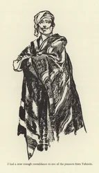 Ich hatte eine ausreichende Ähnlichkeit mit einem der Bauern aus Valencia